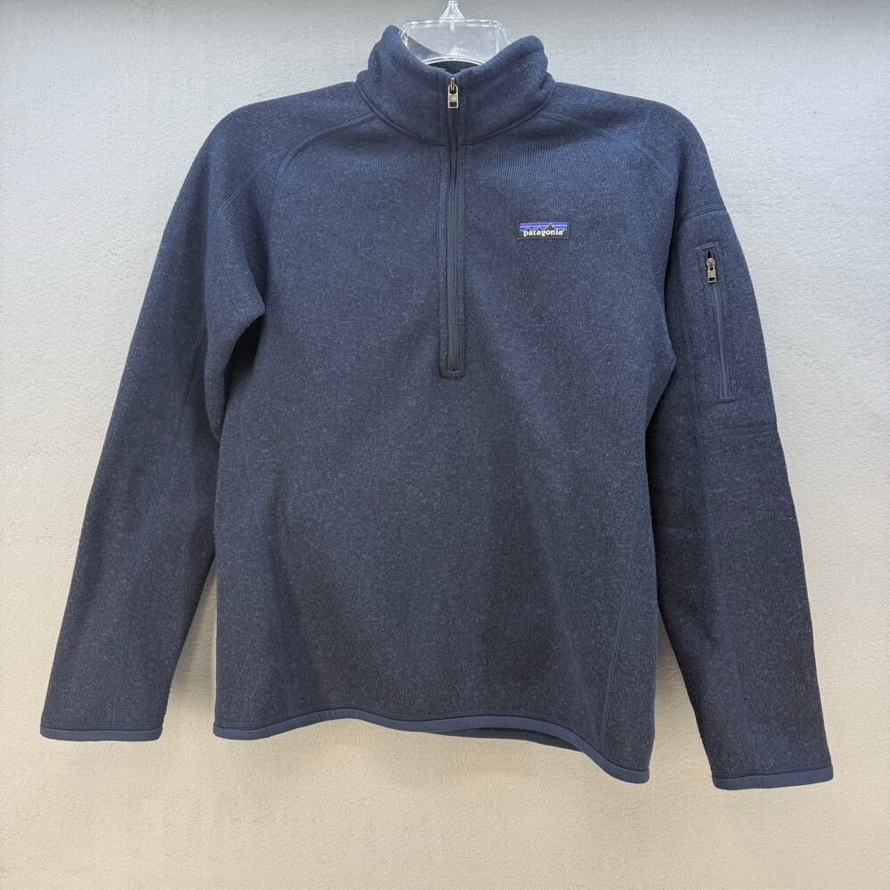 Patagonia Women's M Better Sweater 1/4 Zip Fleece Navy Blue 25618 Gorpcore